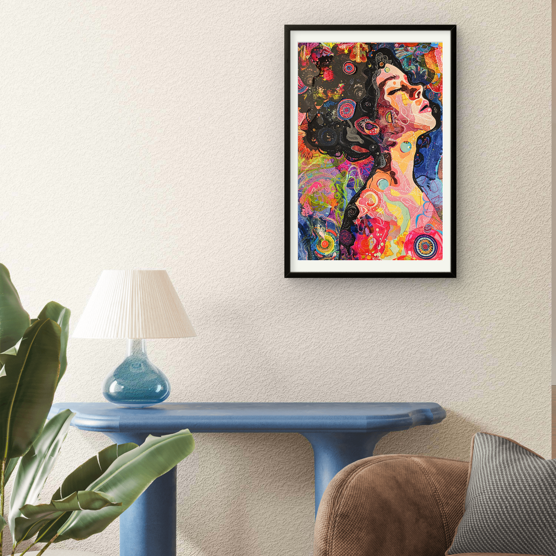 Girl Colourful Art Portrait