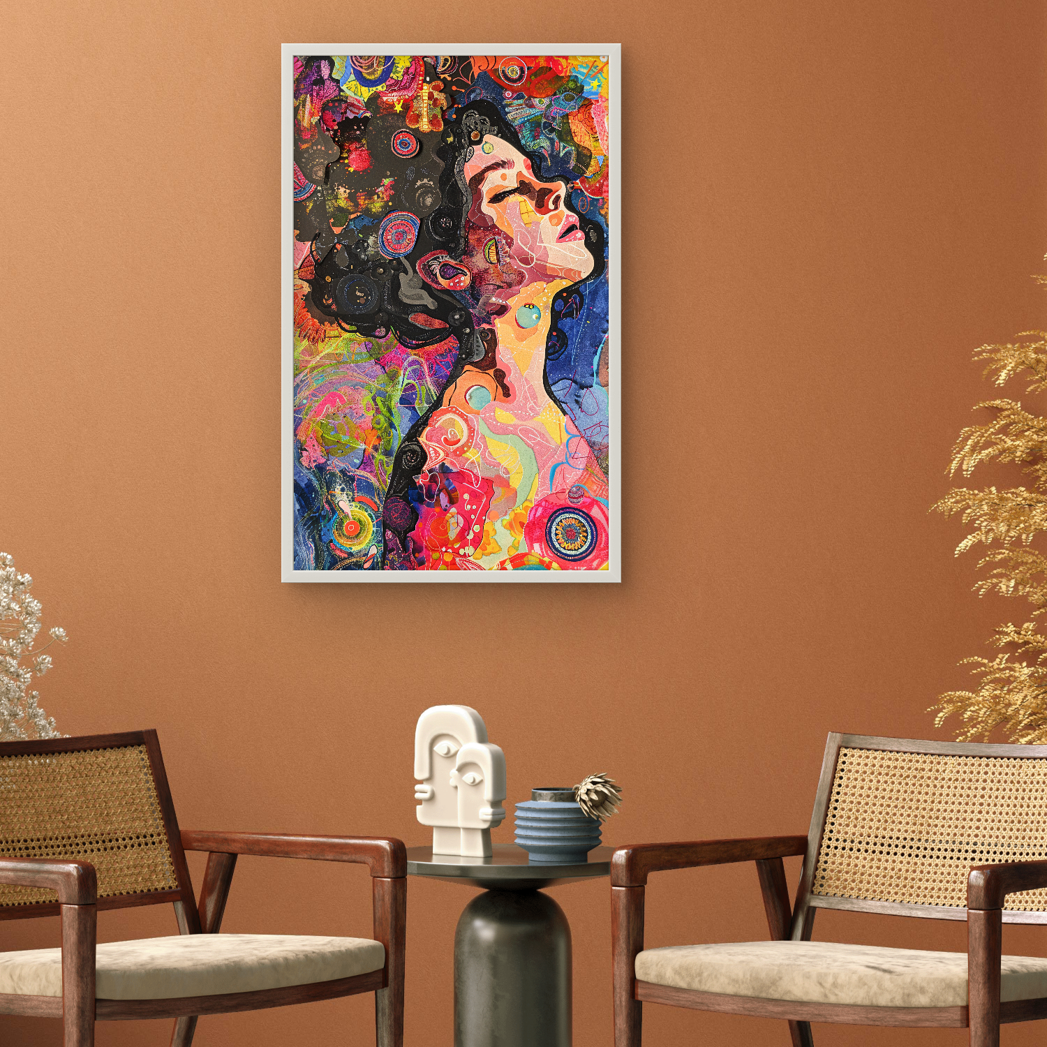 Colourful Lady Abstract