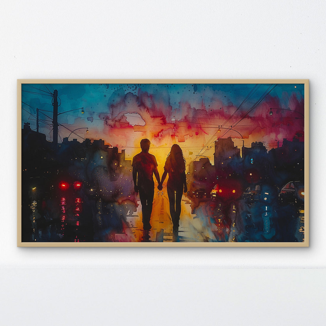 Couple Holding Hand Art