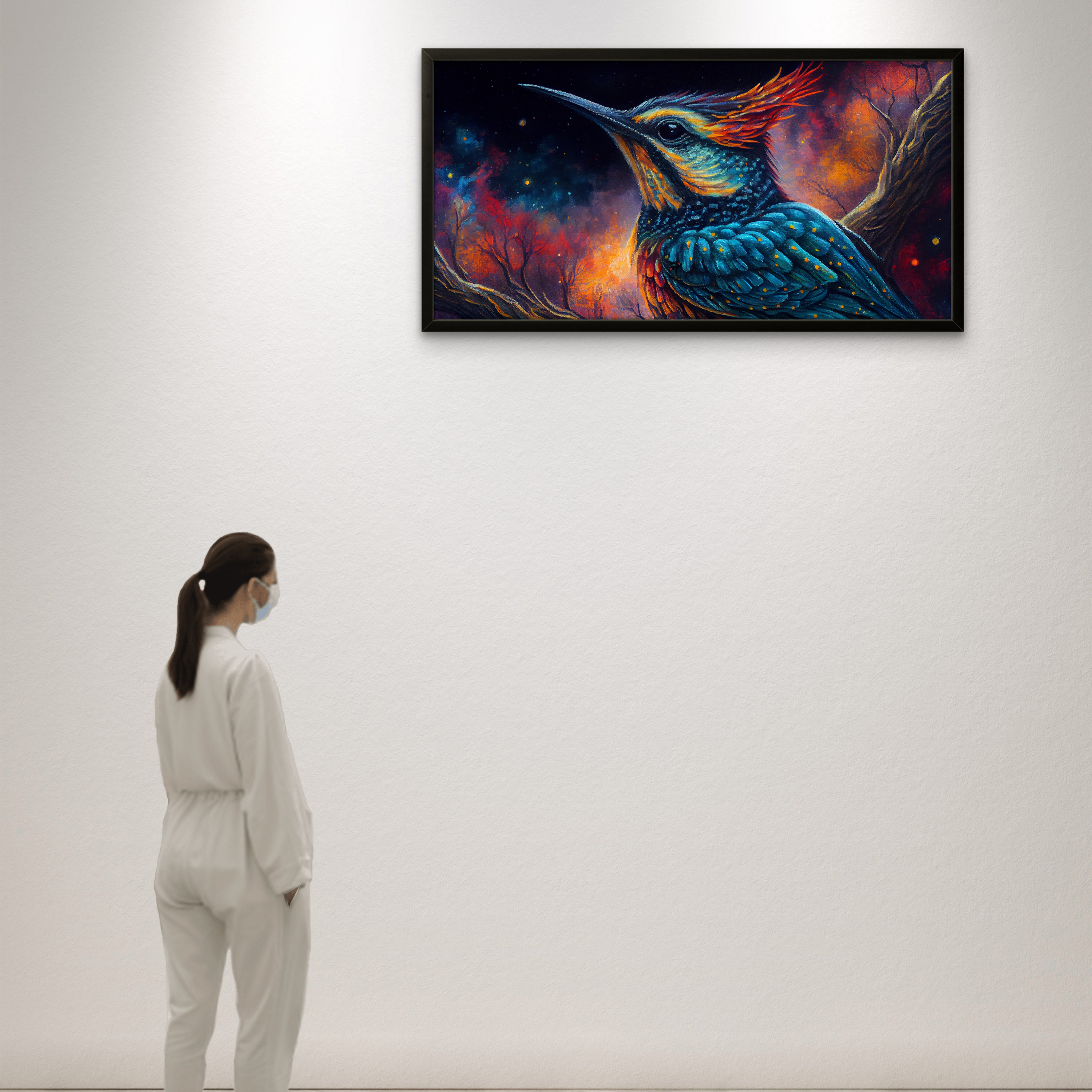Modern Bird Abstract art Luxury Painting on Canvas