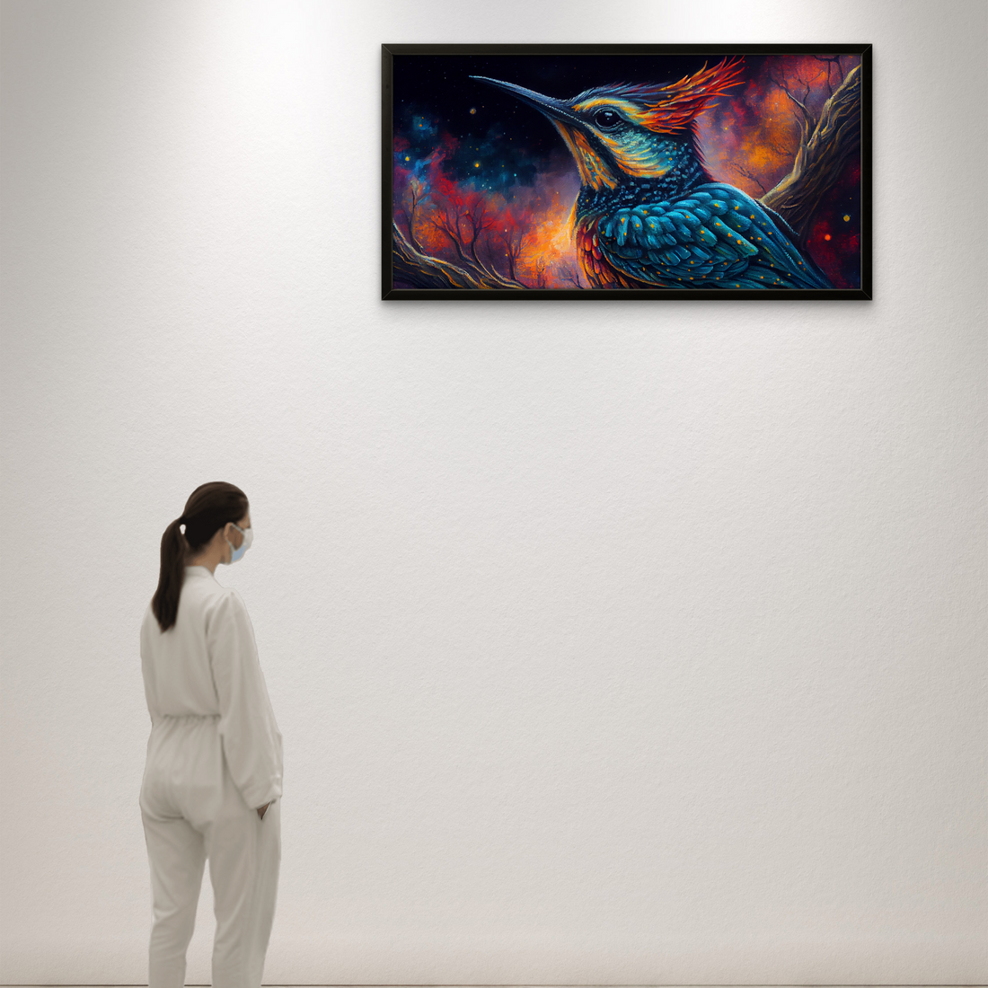 Modern Bird Abstract art Luxury Painting on Canvas