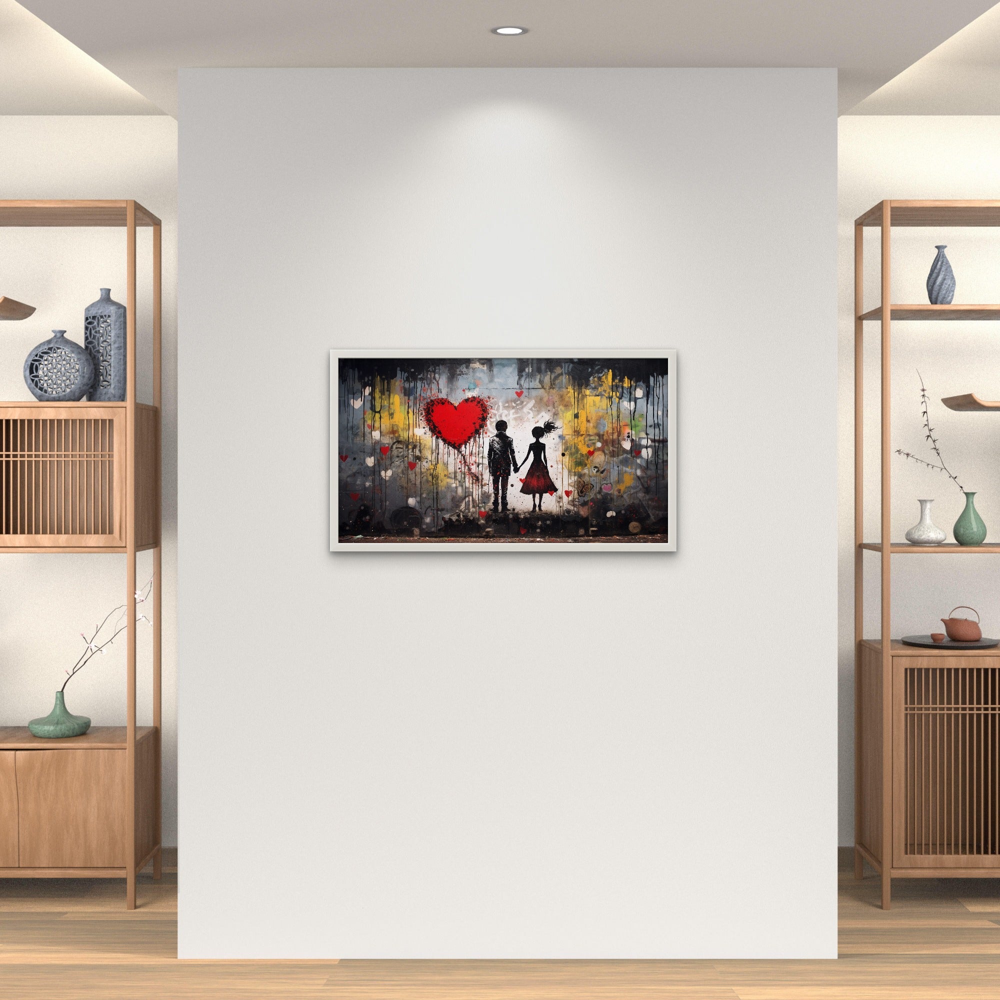 Dark couple with Heart - Frugal Carts