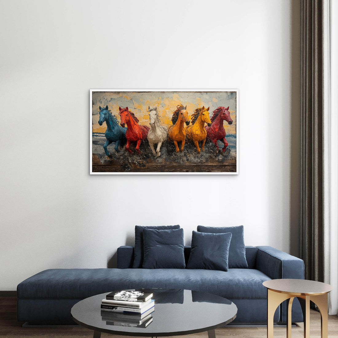 Colourful Horses Art