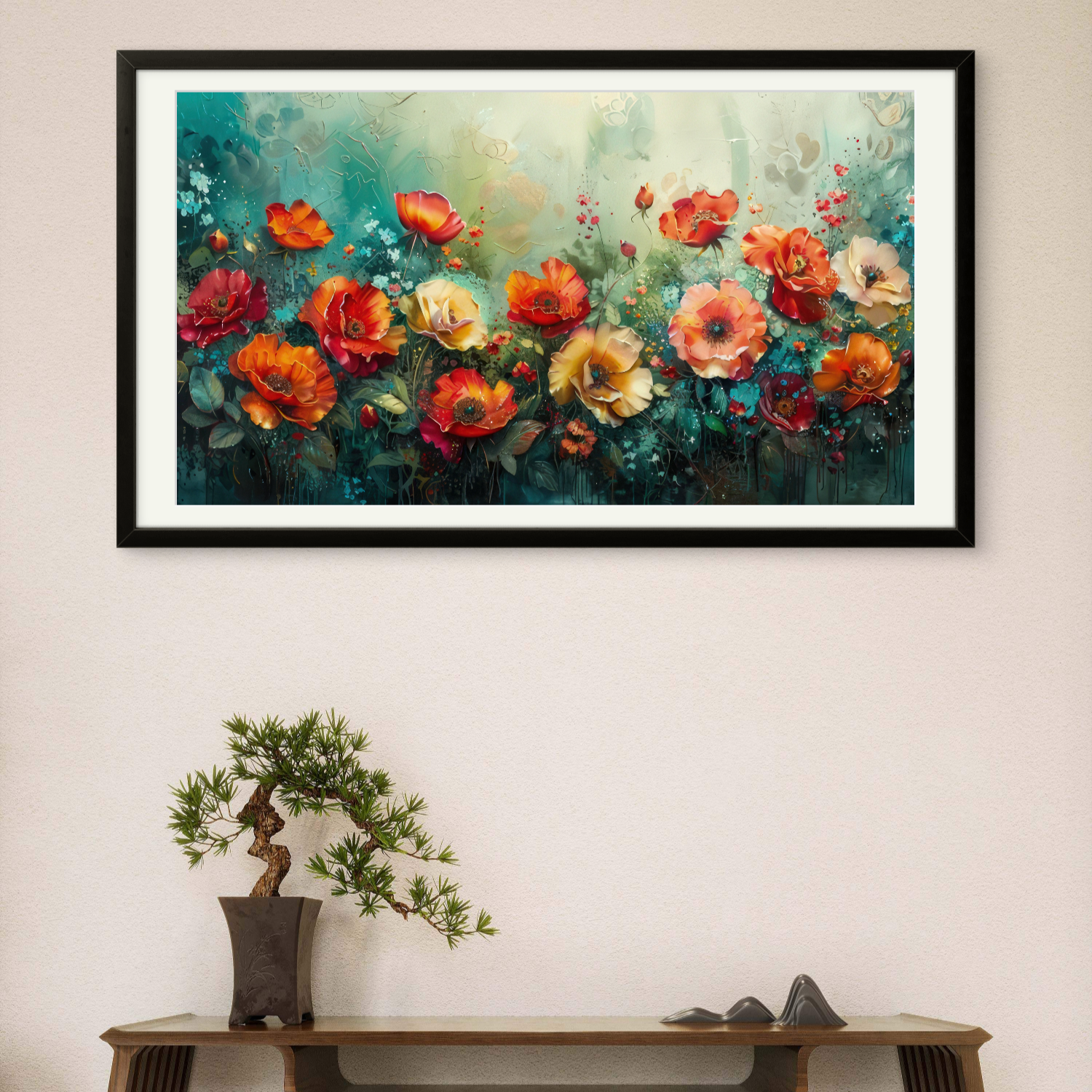 Shining Flowers Landscape