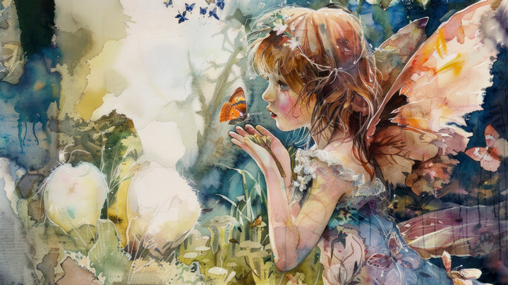 Butterfly Baby with Butterfly Art