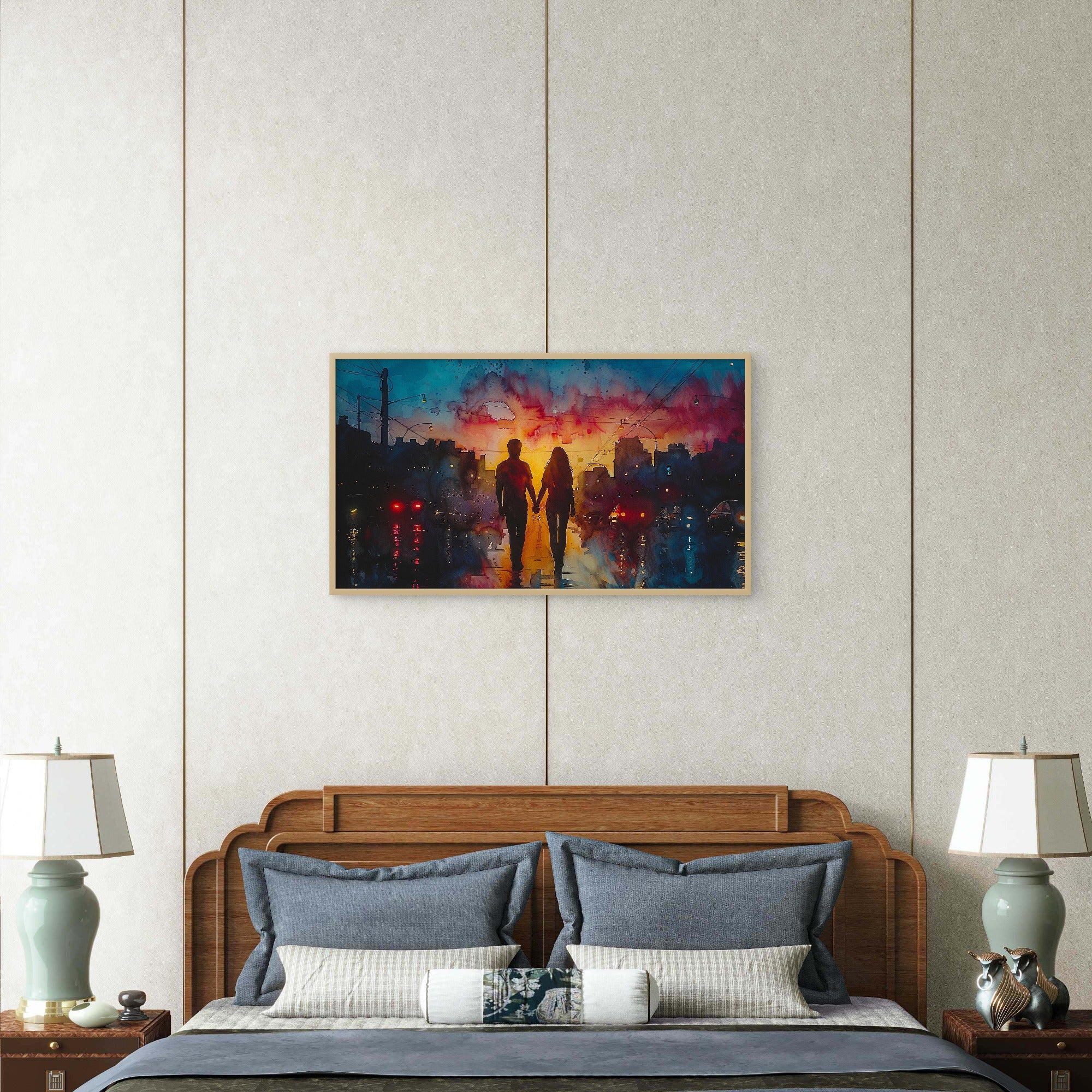 Couple Holding Hand Art