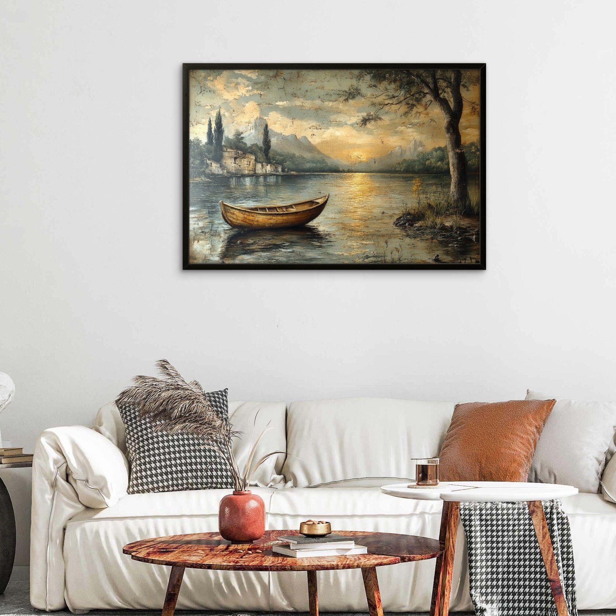 Boat in the Riverside