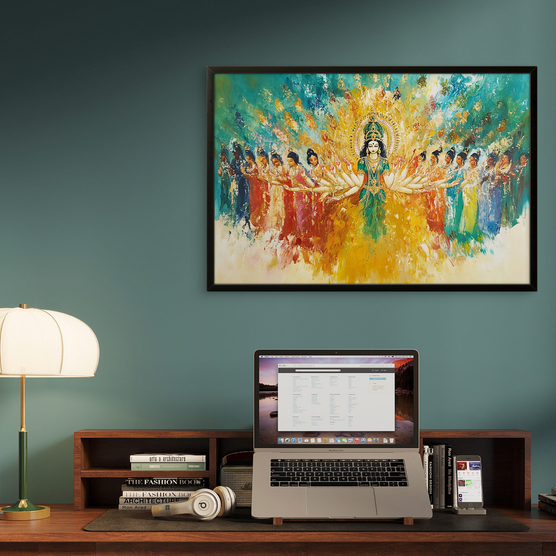 Abstract Goddess Art