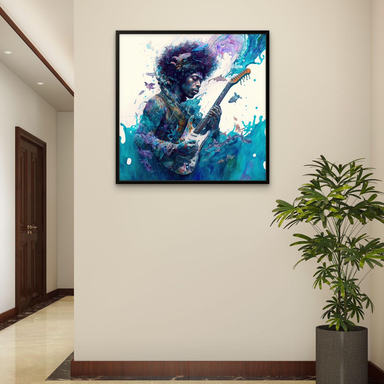 Guitarist Art Square