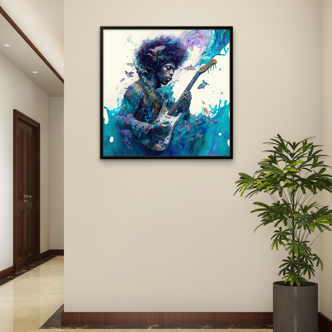 Guitarist Art Square