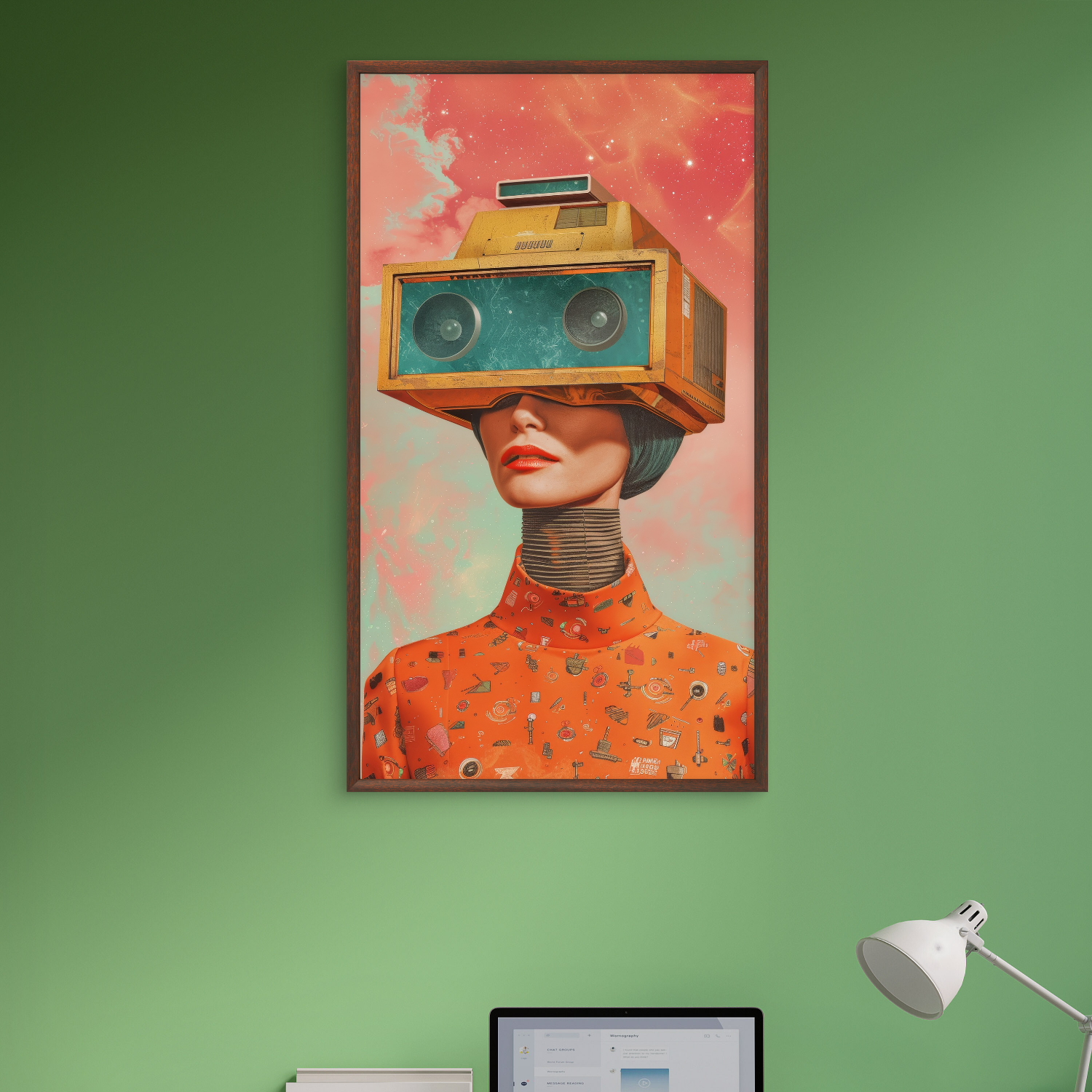 Colourful Future Woman