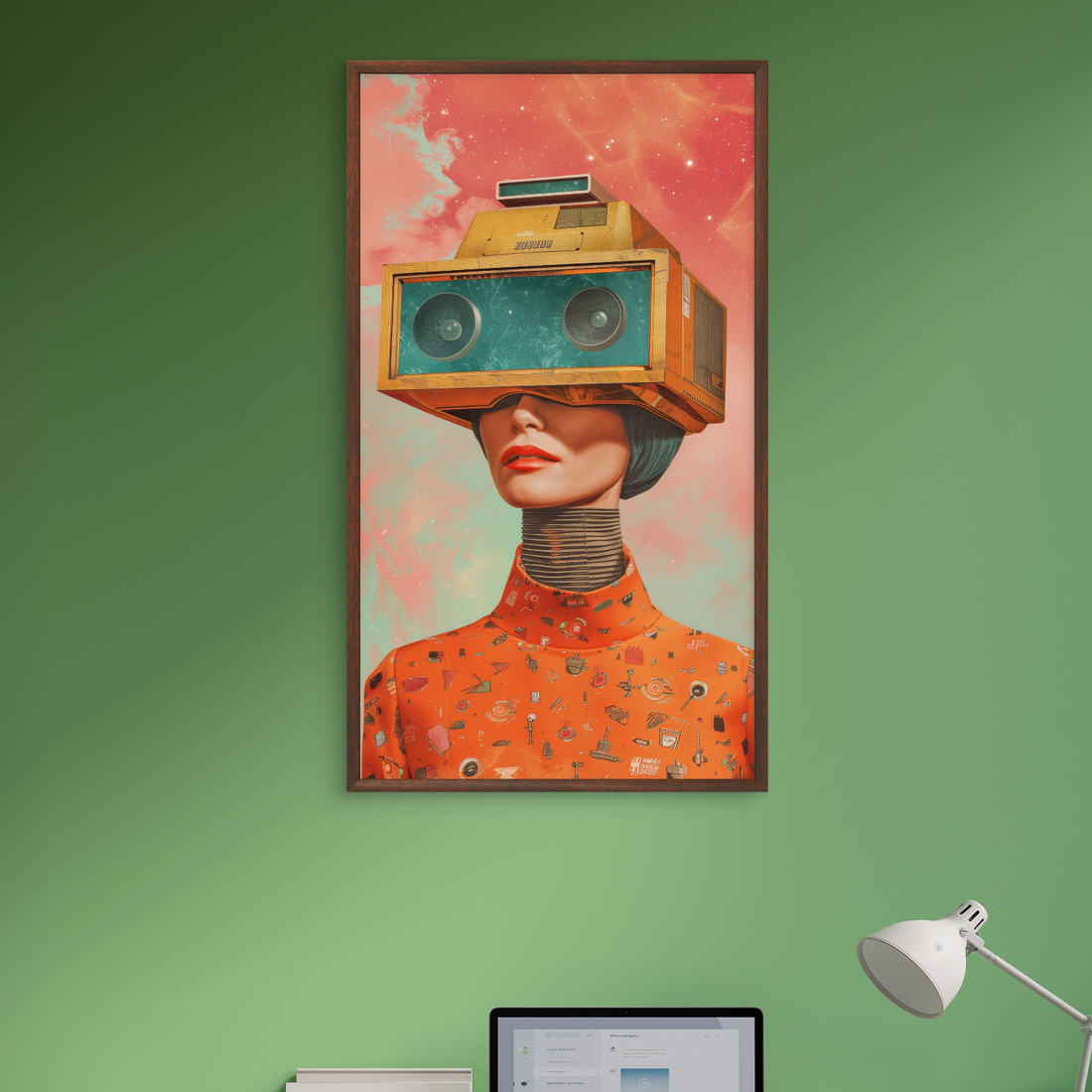 Colourful Future Woman