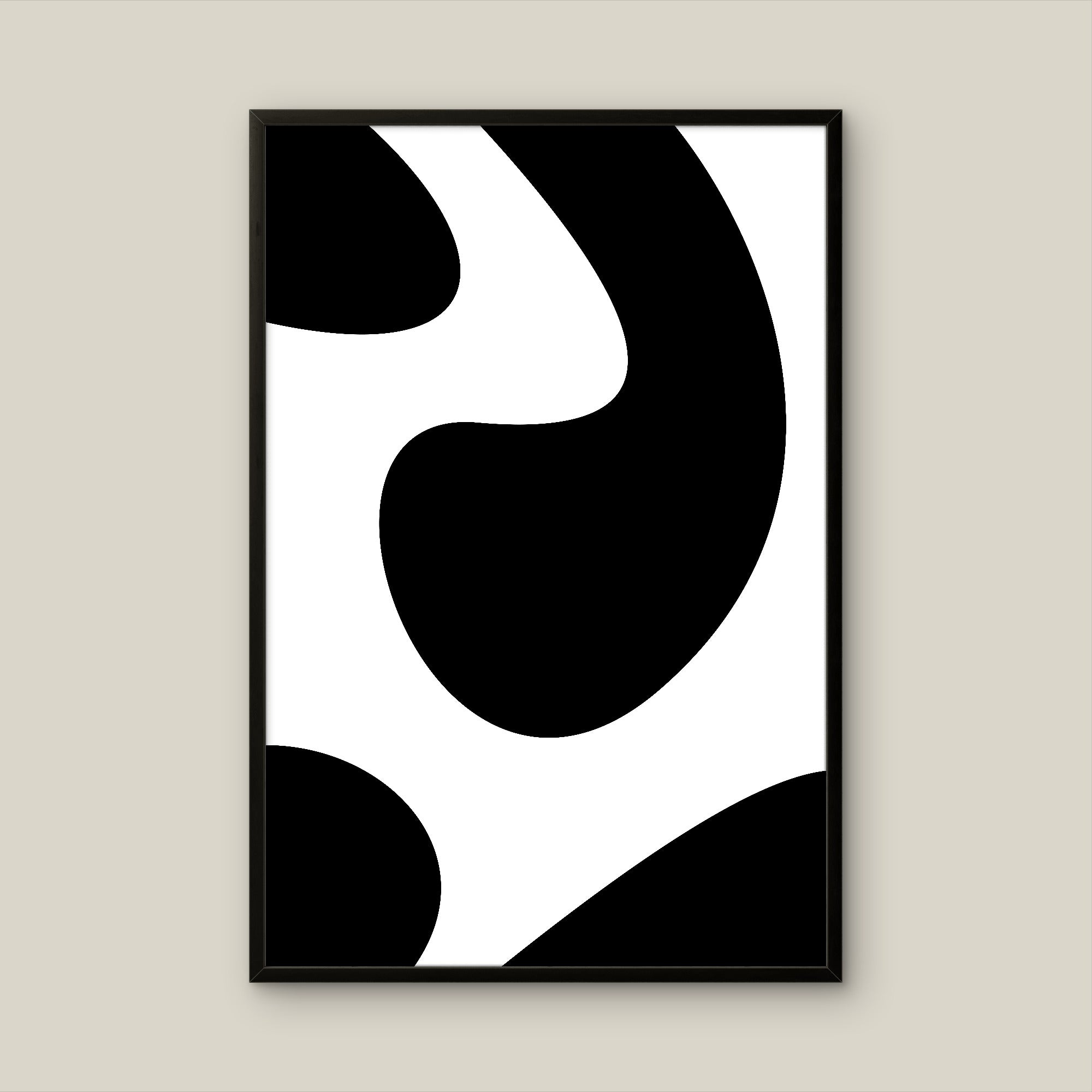 Abstract Dark Painting