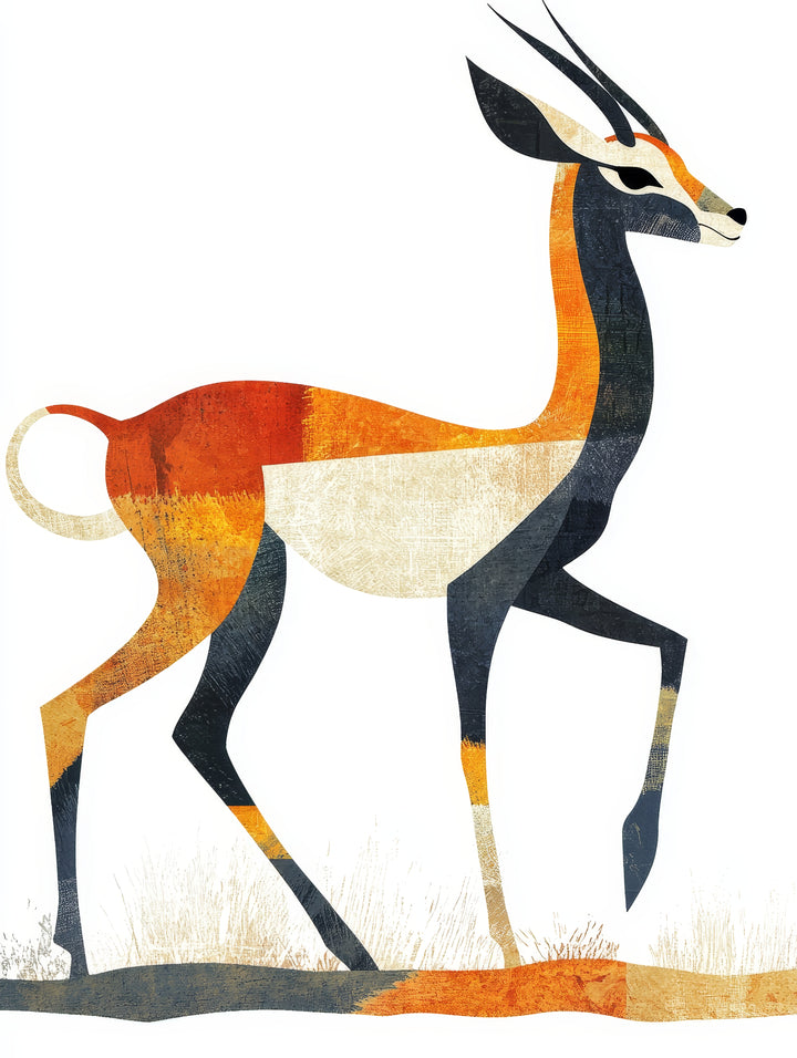 Golden Grace Deer Canvas