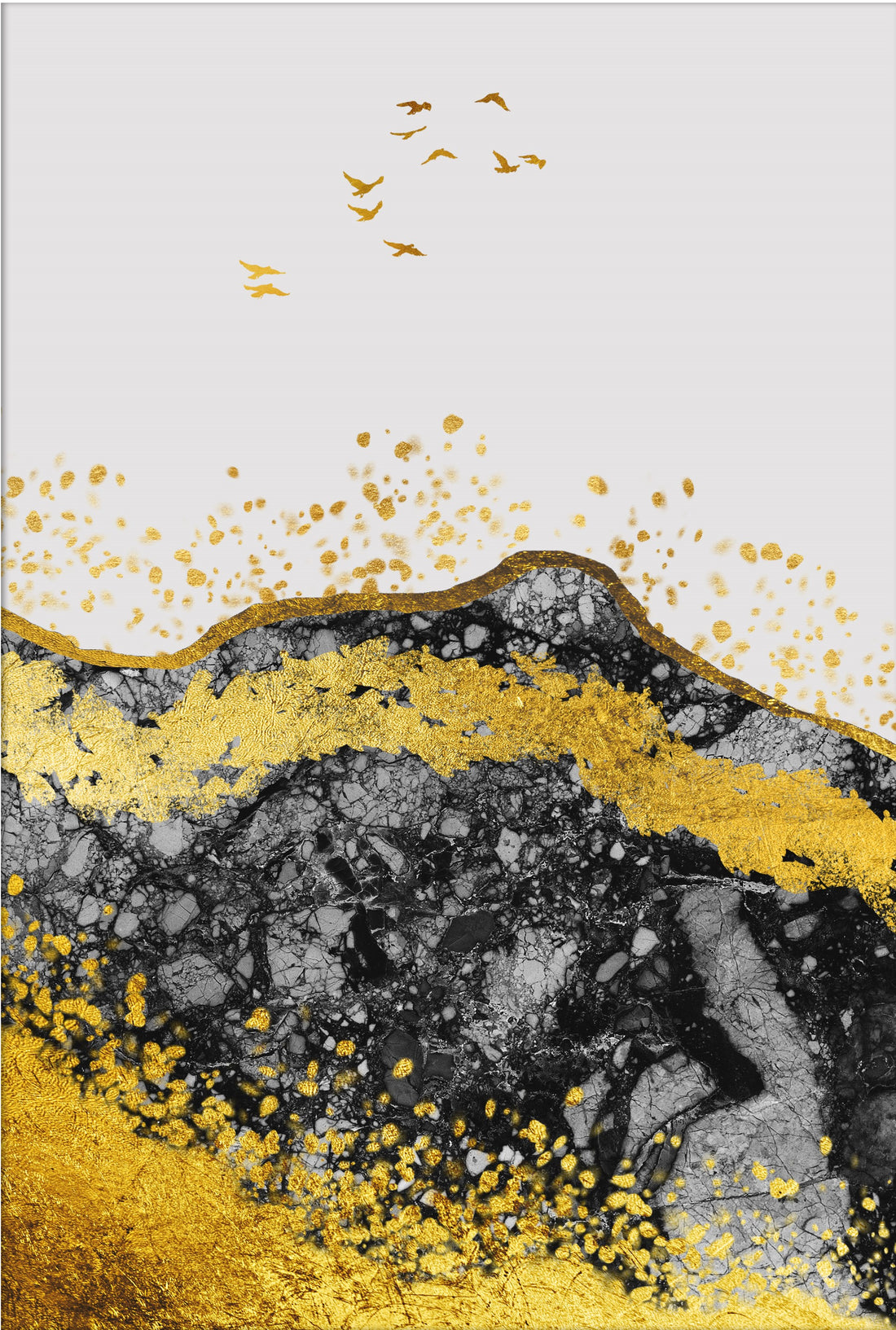 Set of 3 Growing Yellow Tree