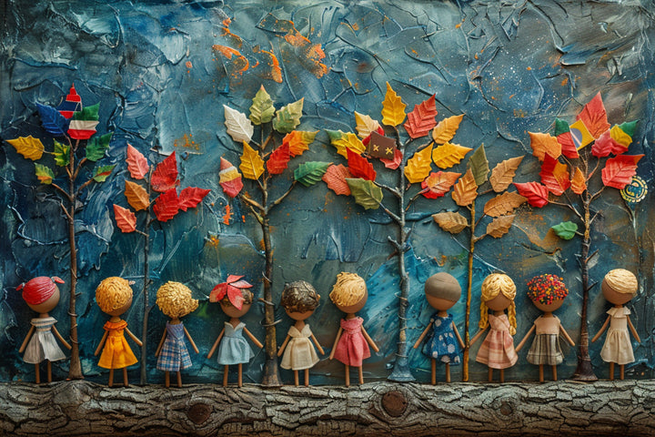 Group of Friends Art