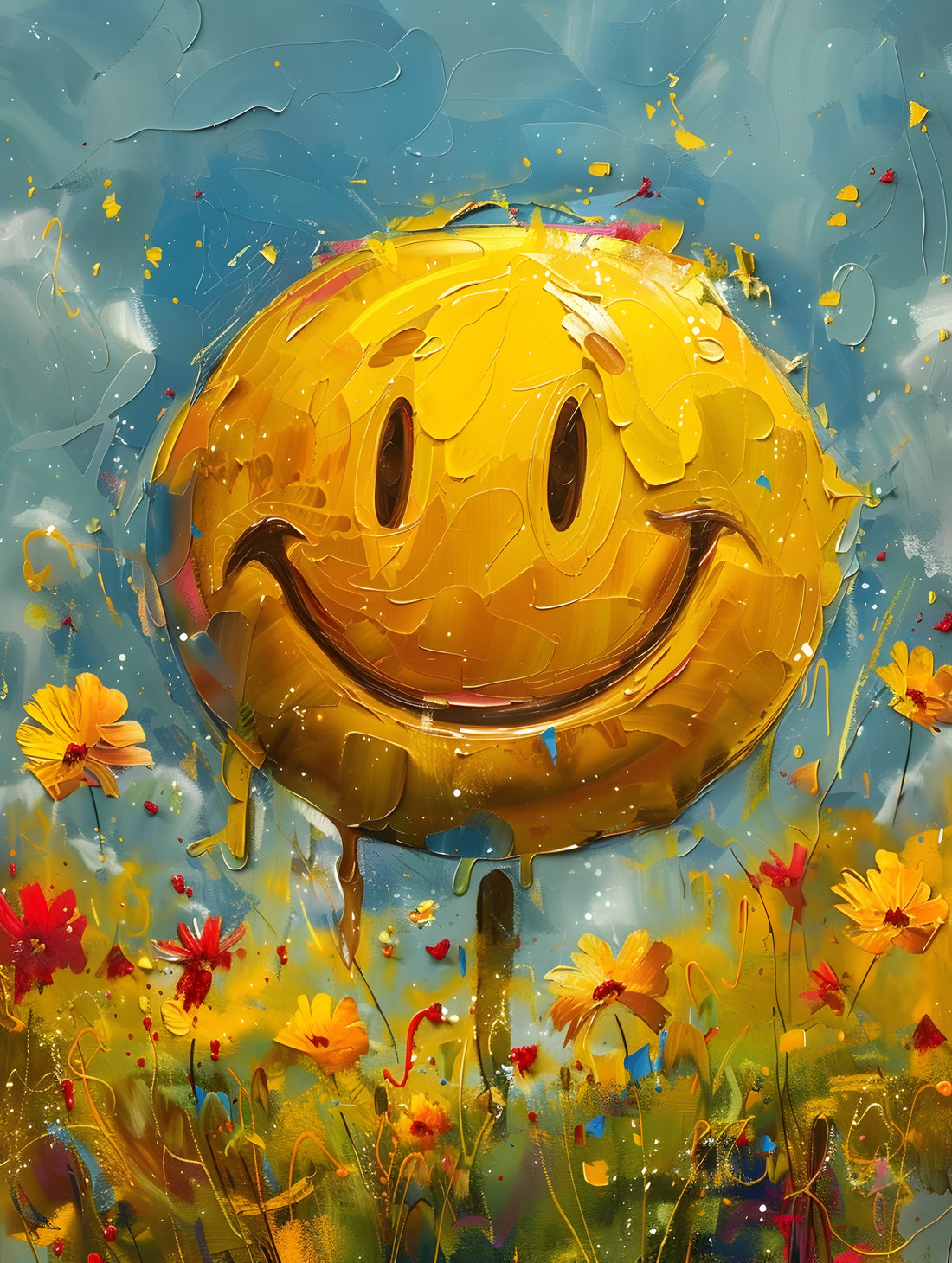 Smiley Flower - Frugal Carts