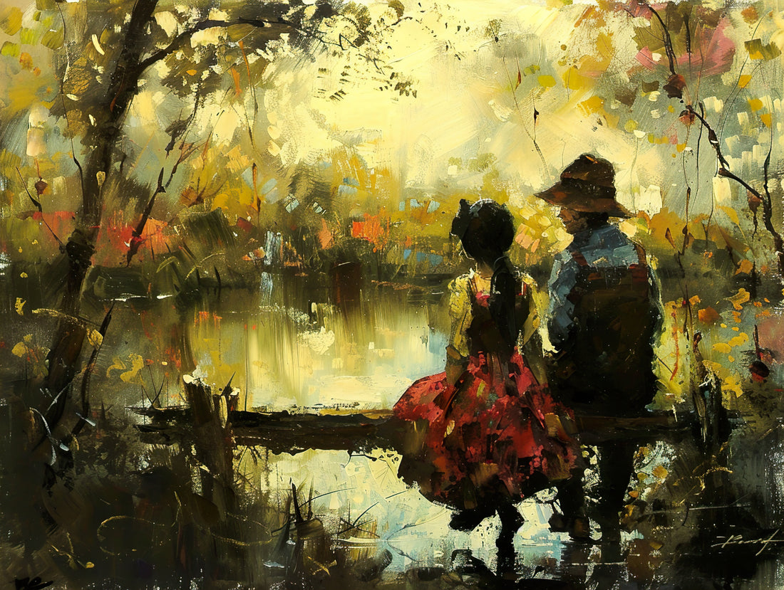 Dark Couple Abstract