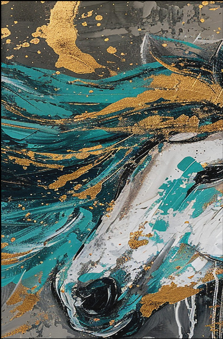 Set of 3 Pcs of Horse Abstract