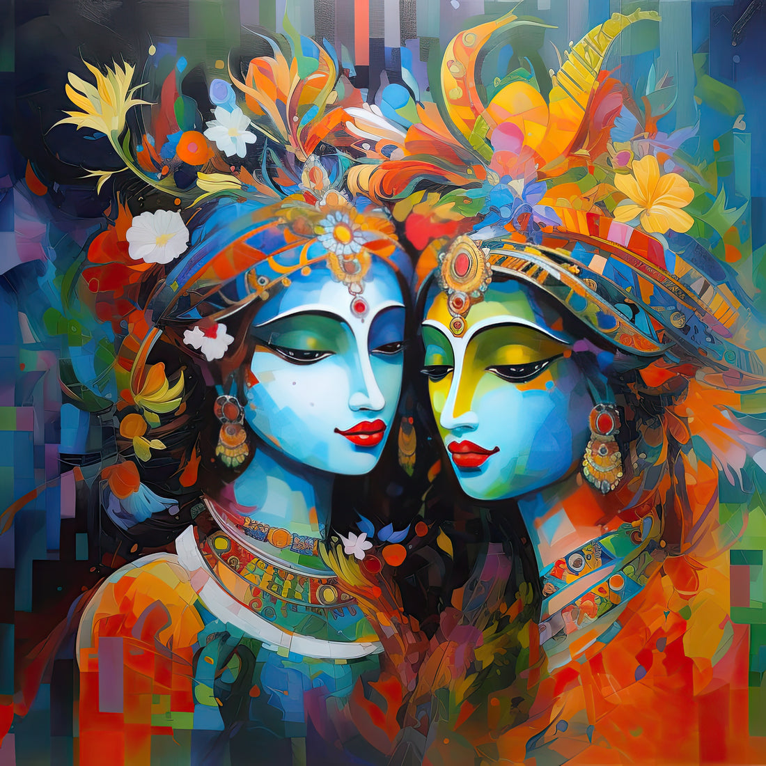 Radha Krishna Art