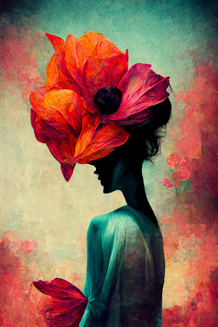 Elite Women Modern Art Luxury Painting on Canvas