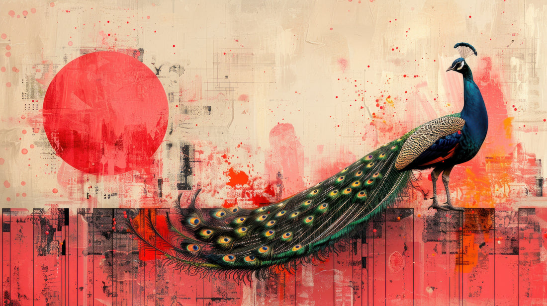 Aesthetic Peacock Painting