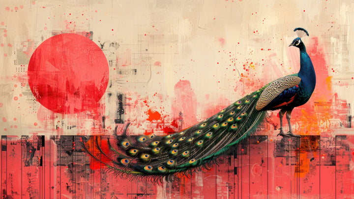 Aesthetic Peacock Painting
