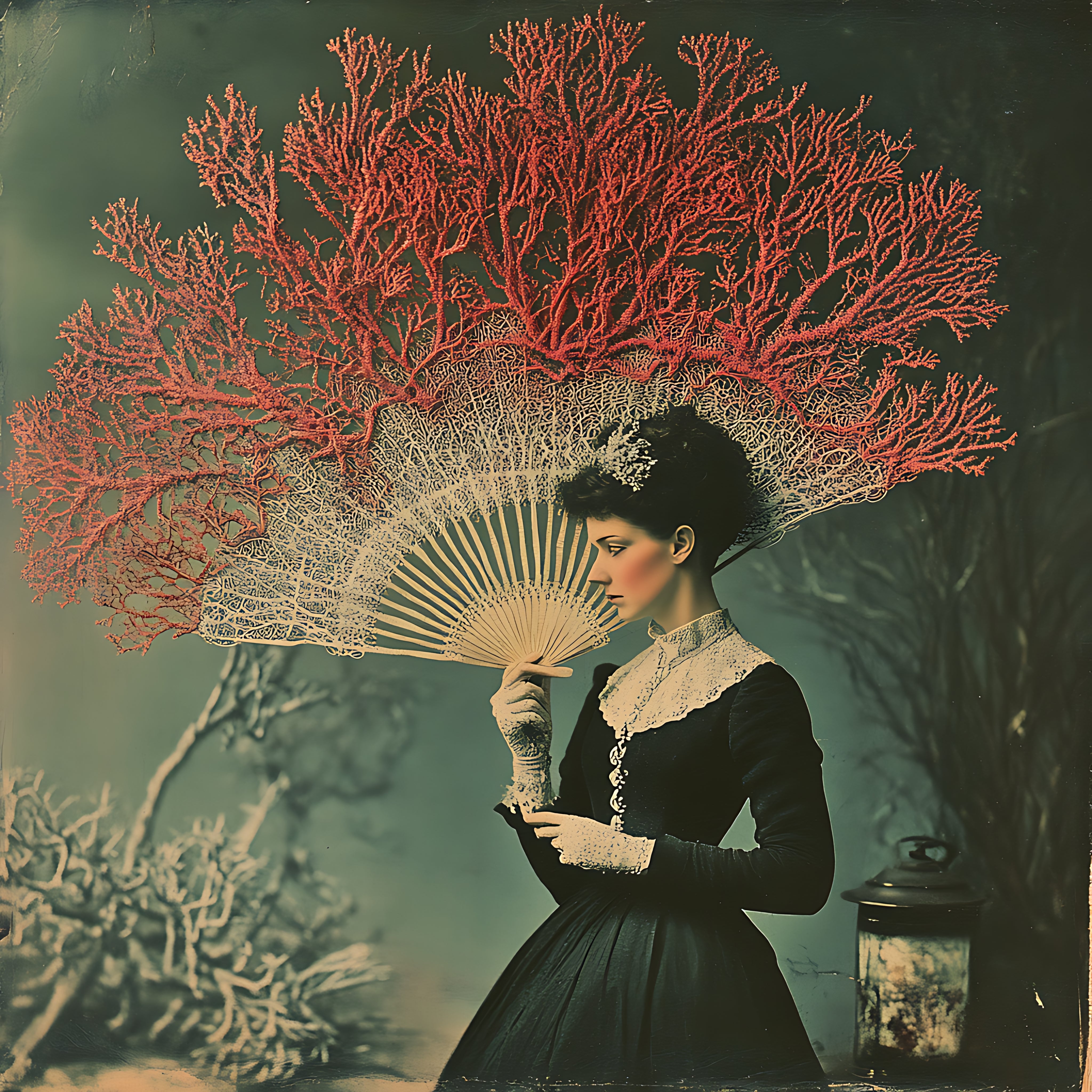 Victorian woman Art - Frugal Carts