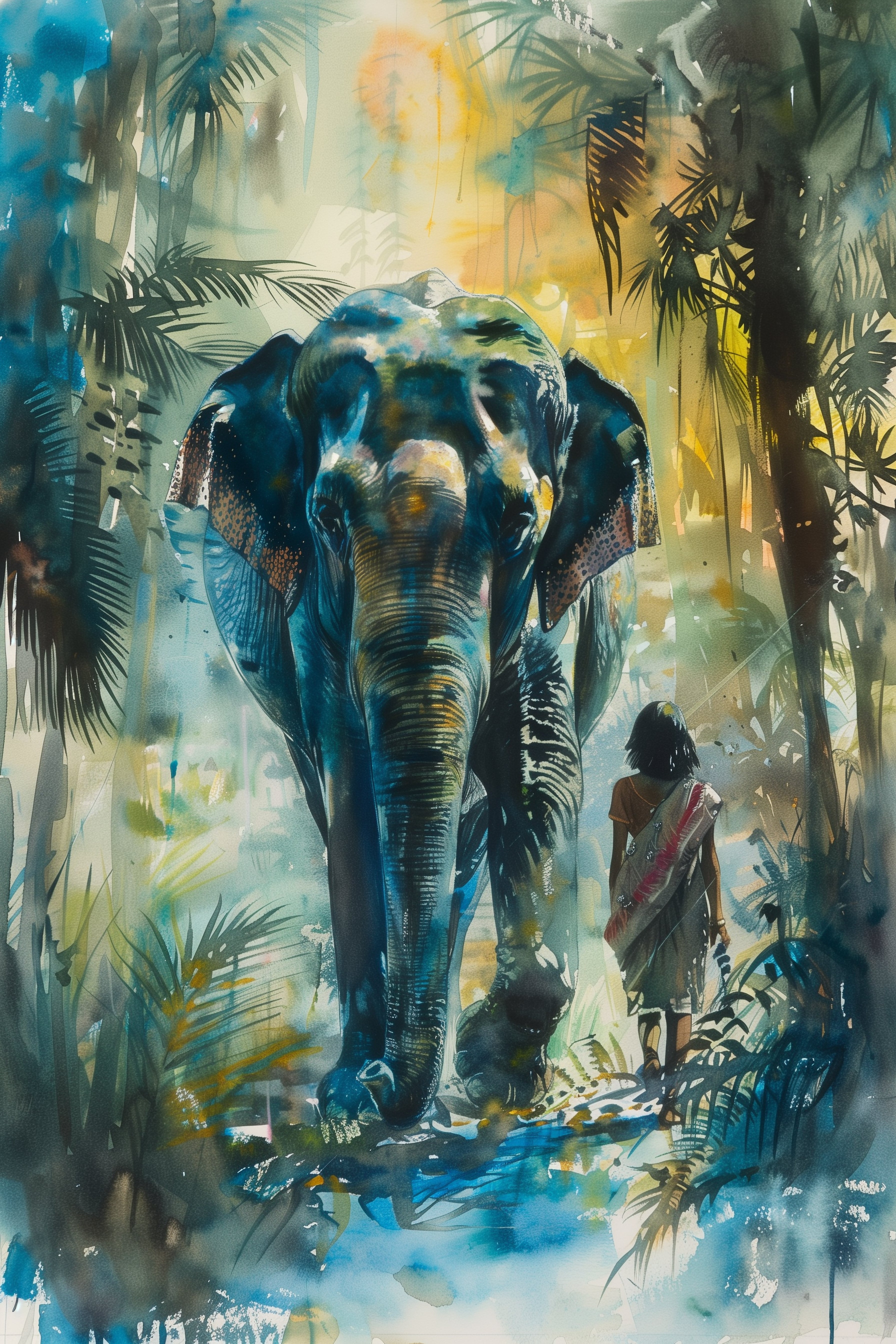 Elephant with a Man - Frugal Carts