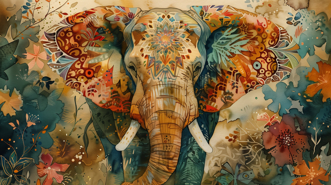 Elegant Elephant Art