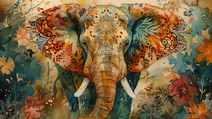Elegant Elephant Art