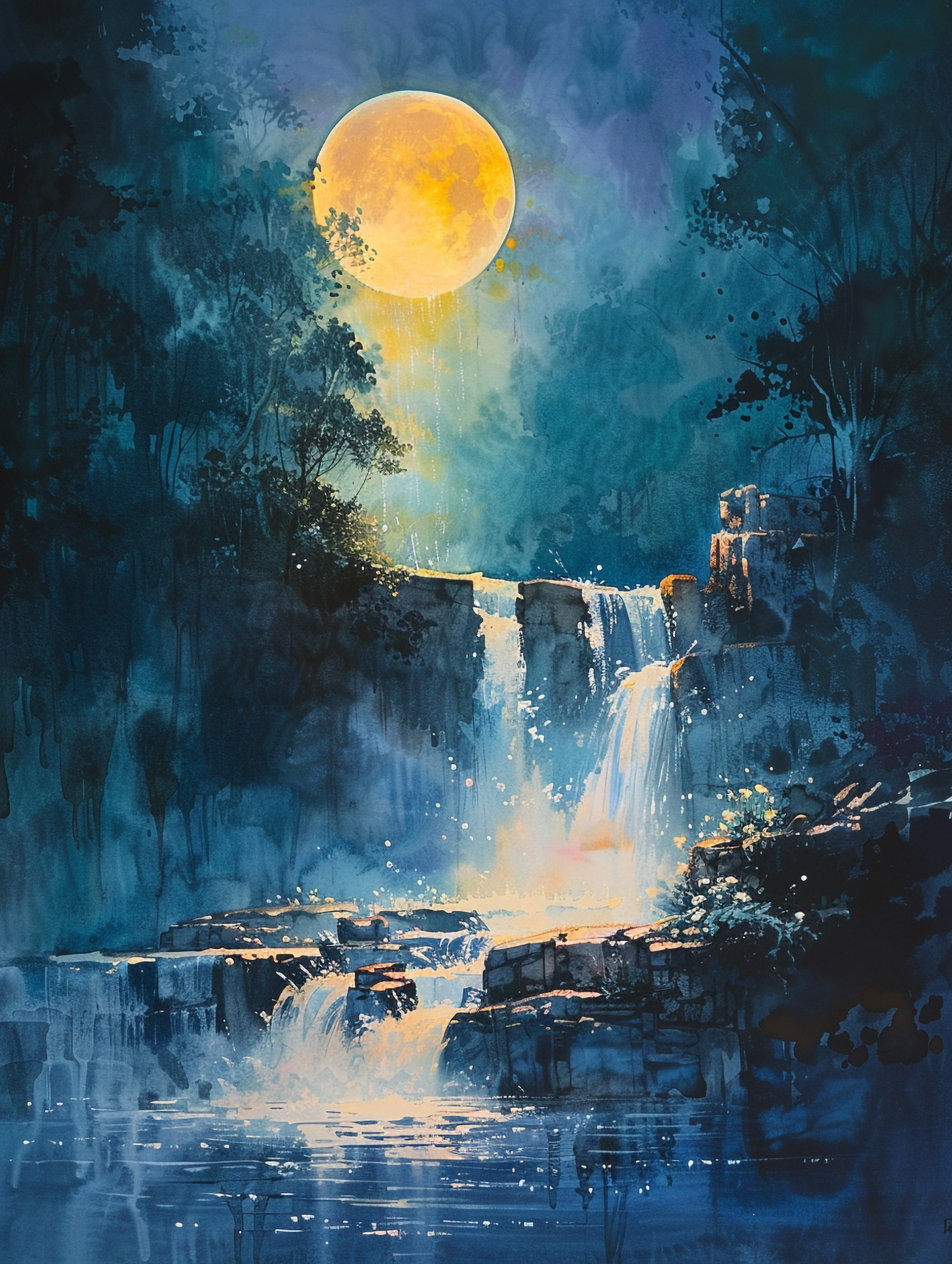 Rising Sun Waterfall