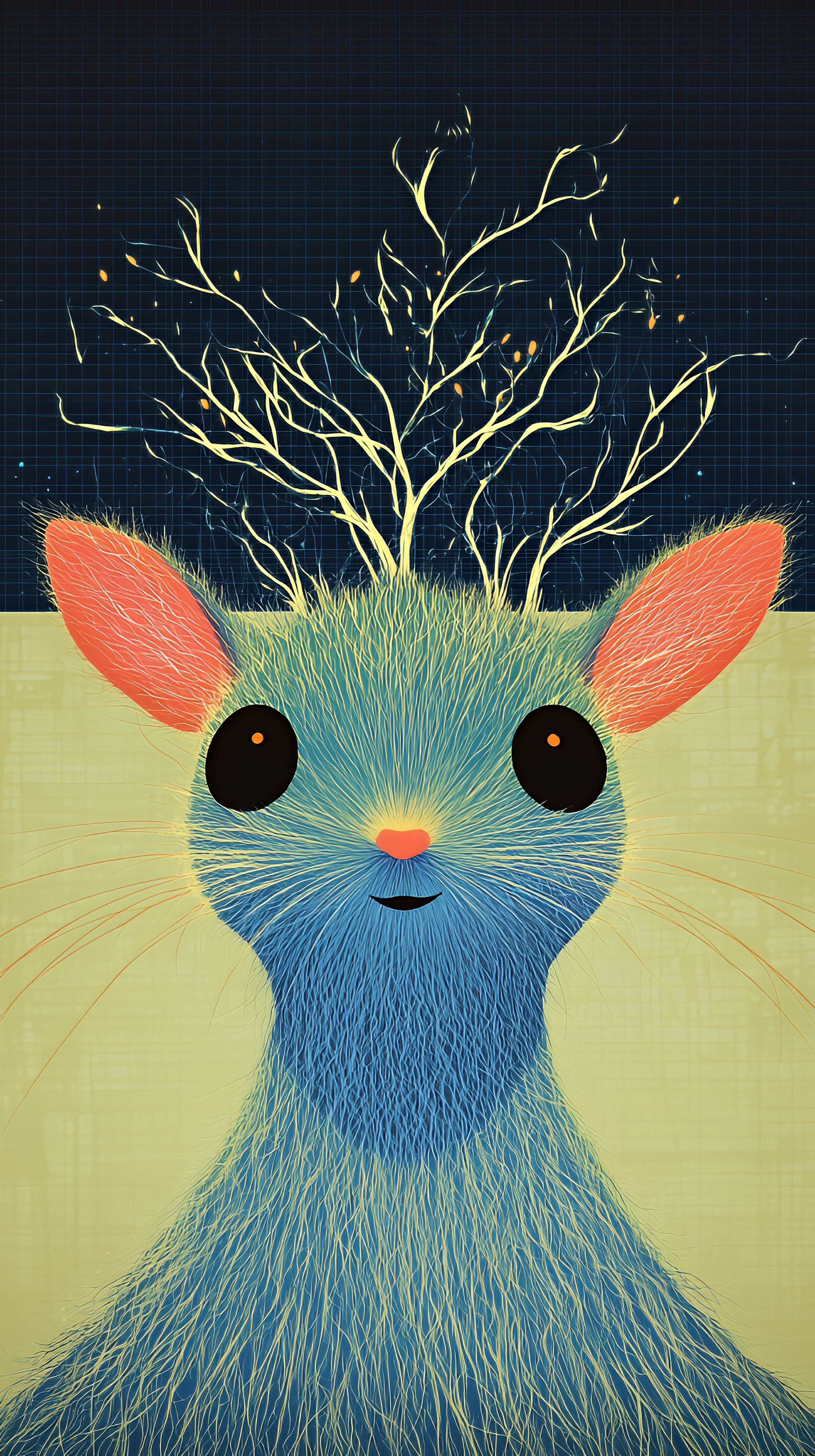 Funky Rat Pop Art Canvas