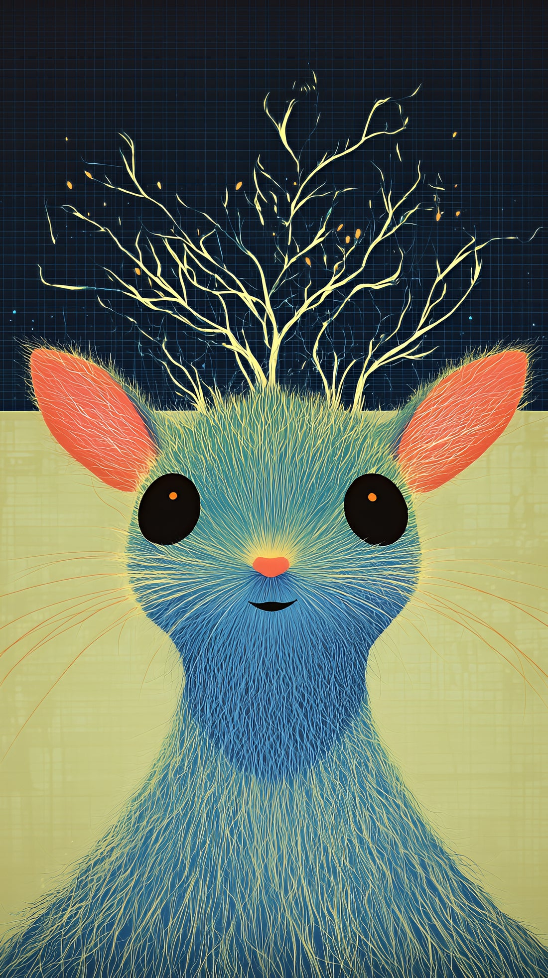 Funky Rat Pop Art Canvas