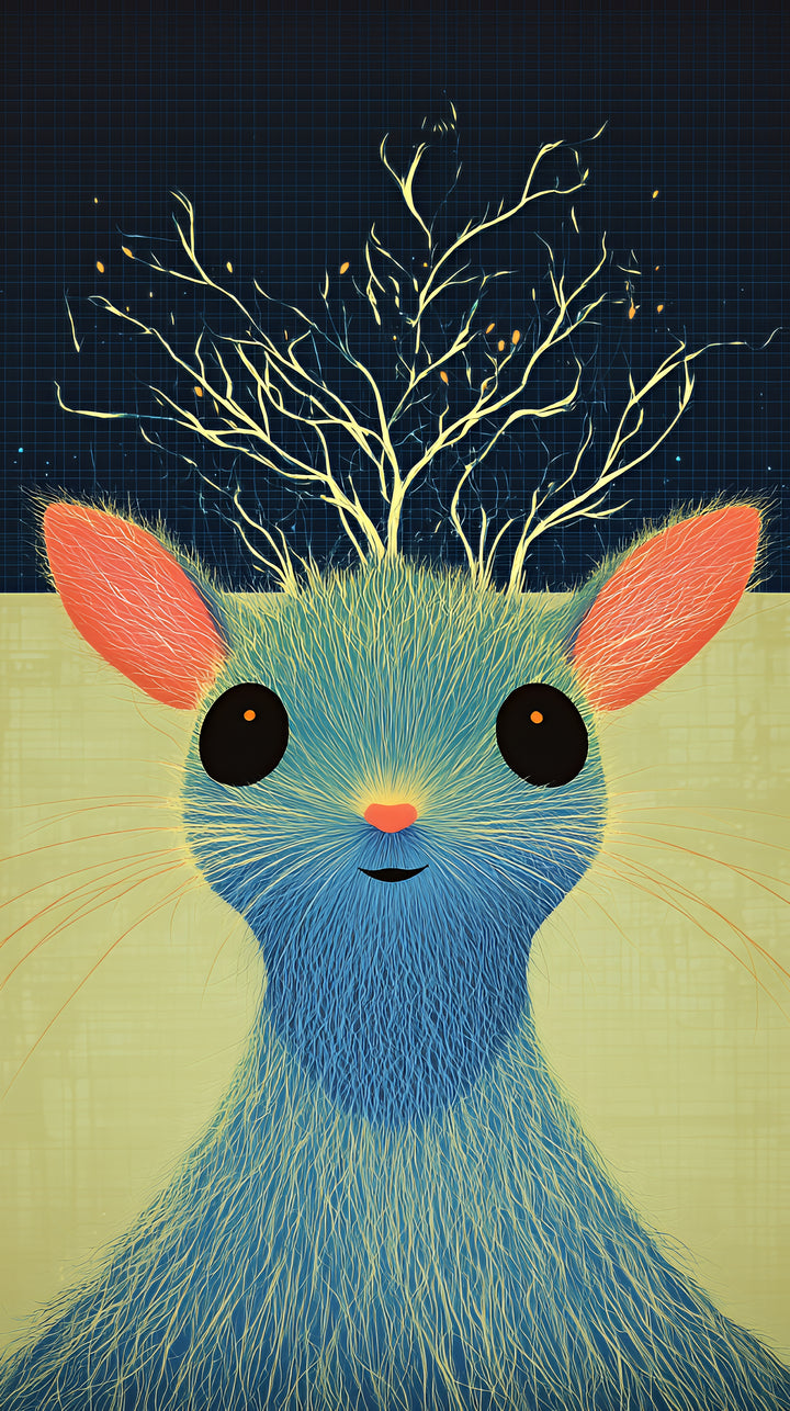 Funky Rat Pop Art Canvas