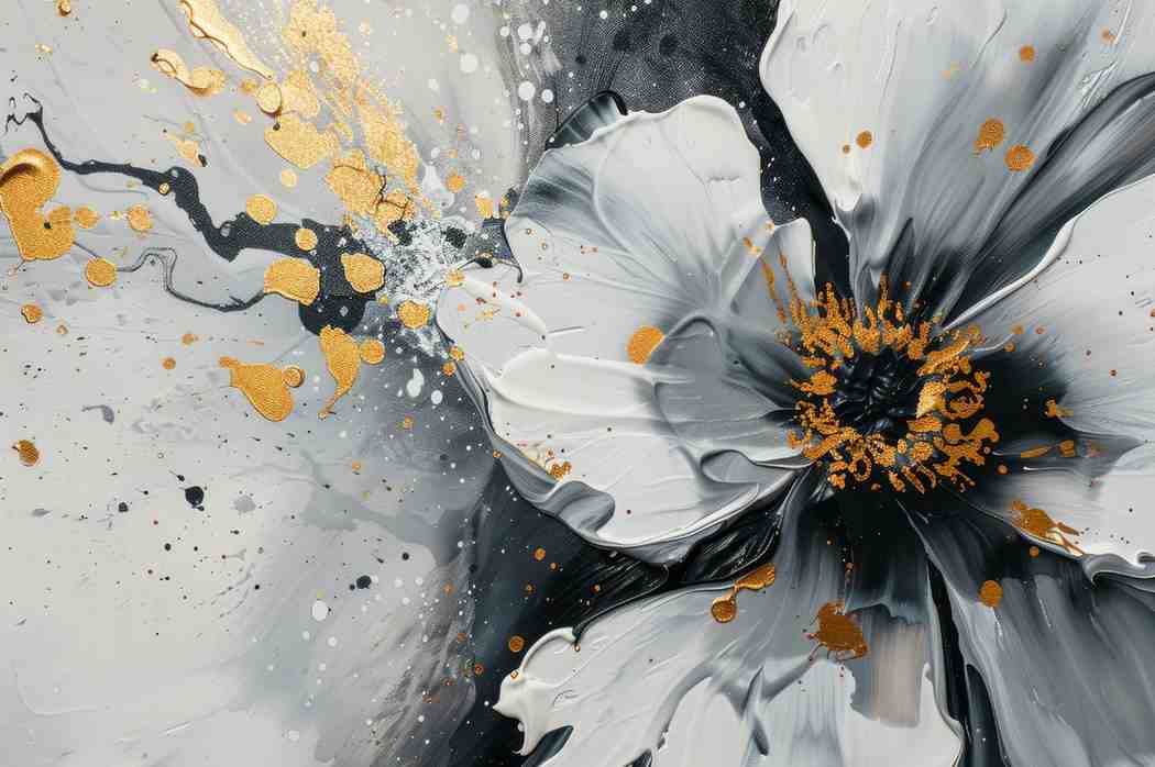 White Flower Abstract